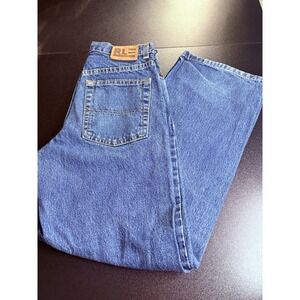 Vintage Polo Jeans Co.  Jeans Boys 12 Blue Denim Baggy‎ Y2K unisex 24"inseam
